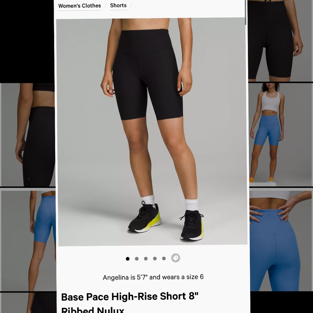 Base Pace High-Rise Short Lululemon size 4